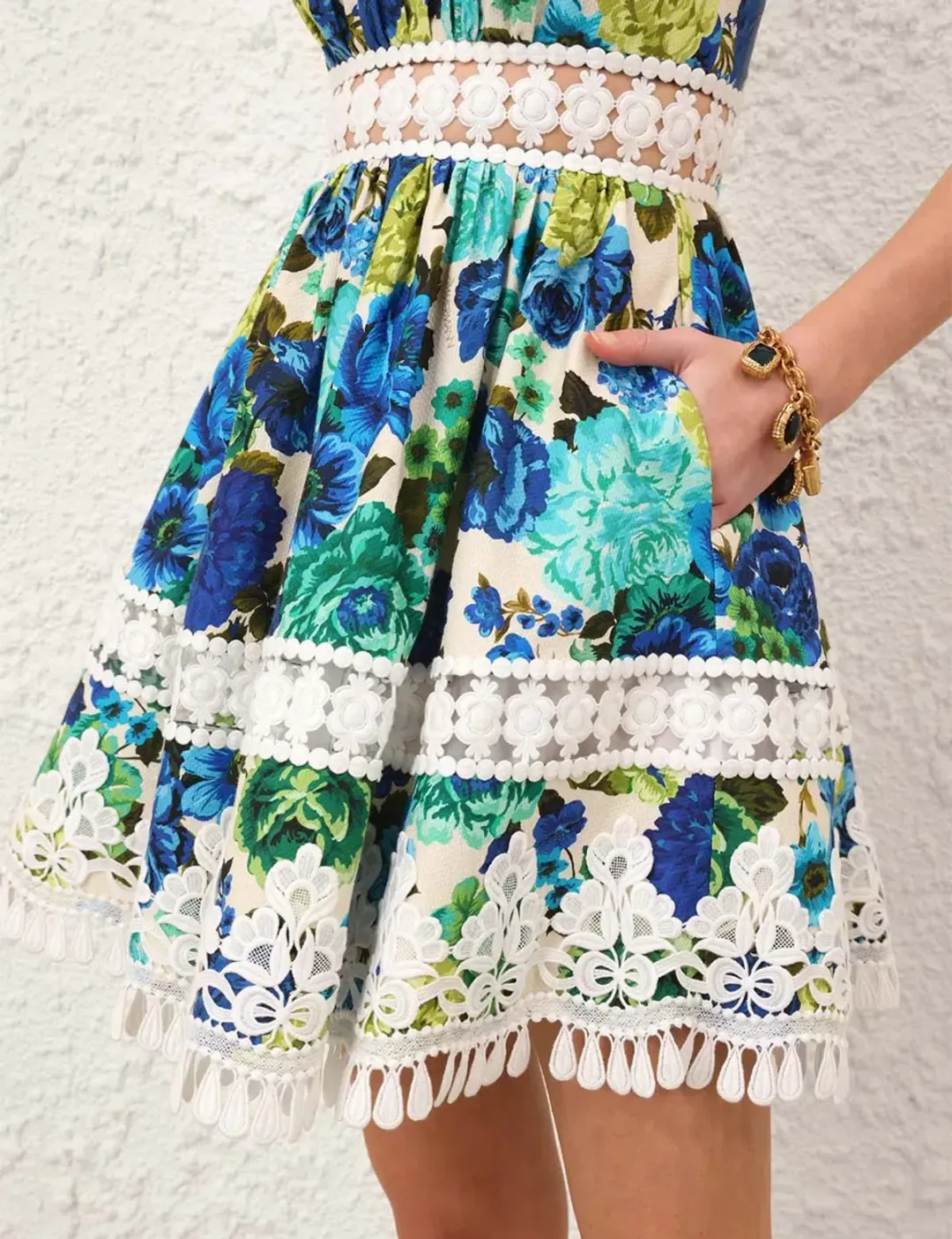 Zimmermann Stardust Mini Dress - 0 (6/XS) for rent on The Volte - main image