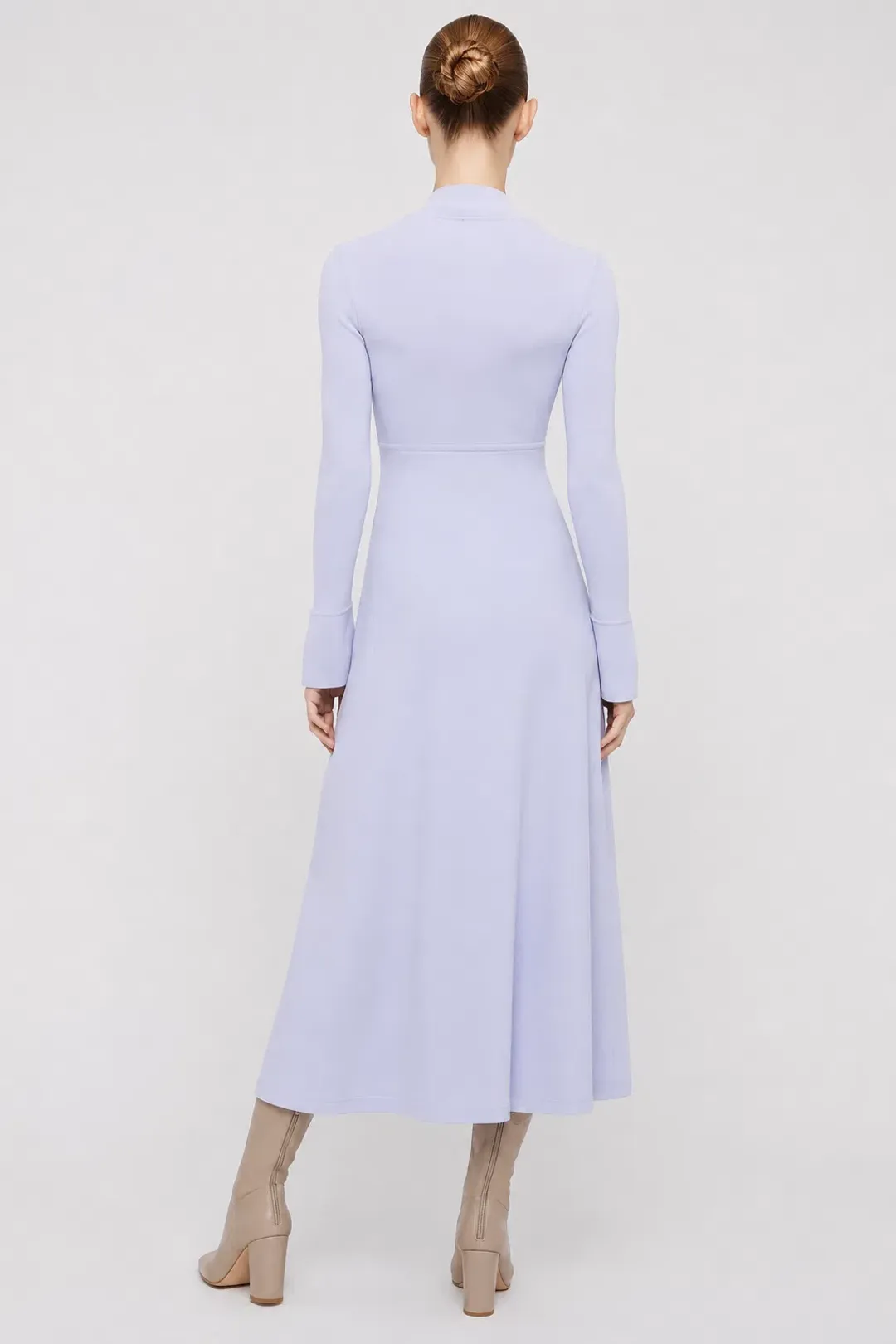 Scanlan Theodore Button Down Polo Dress in Lilac Size M for rent on The Volte - main image