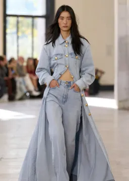 Aje NOA DENIM MAXI DRESS for rent on The Volte - image 2