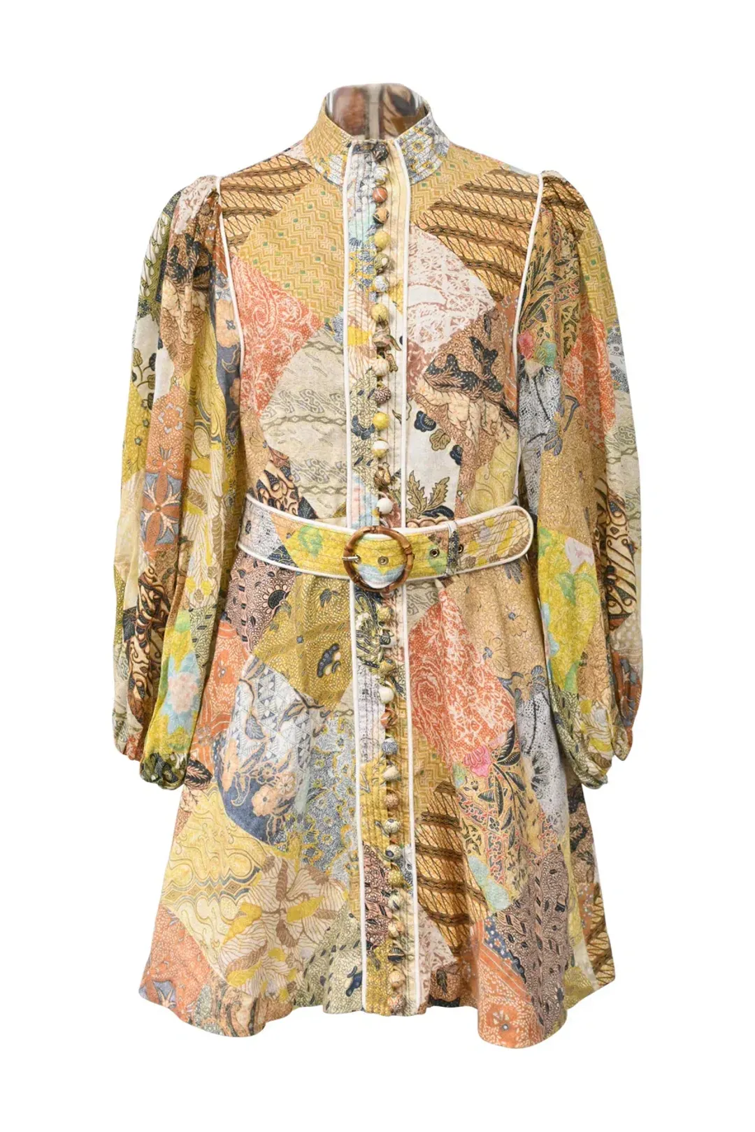 Zimmermann Brightside A-Line Mini Dress Print Size 3 / AU 12-14 for rent on The Volte - main image