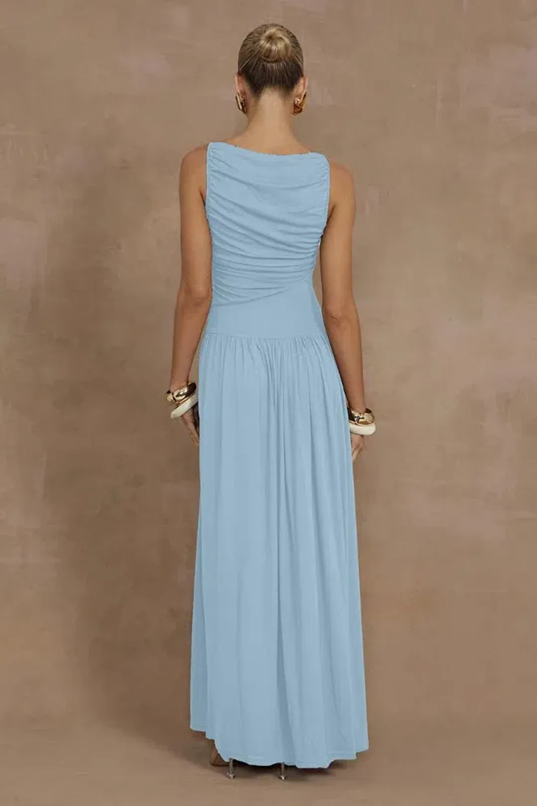 Runaway The Label - Nalla Maxi Dress in Ice Blue Size XXS for rent on The Volte - main image