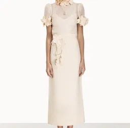 Zimmermann Luminosity Liftoff flower top & skirt set size 1 for rent on The Volte - image 1