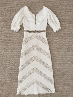 Zimmermann Painted Heart set- skirt and bodice size 1 for rent on The Volte - image 1
