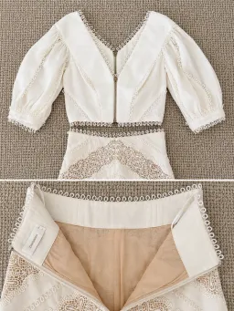 Zimmermann Painted Heart set- skirt and bodice size 1 for rent on The Volte - image 2