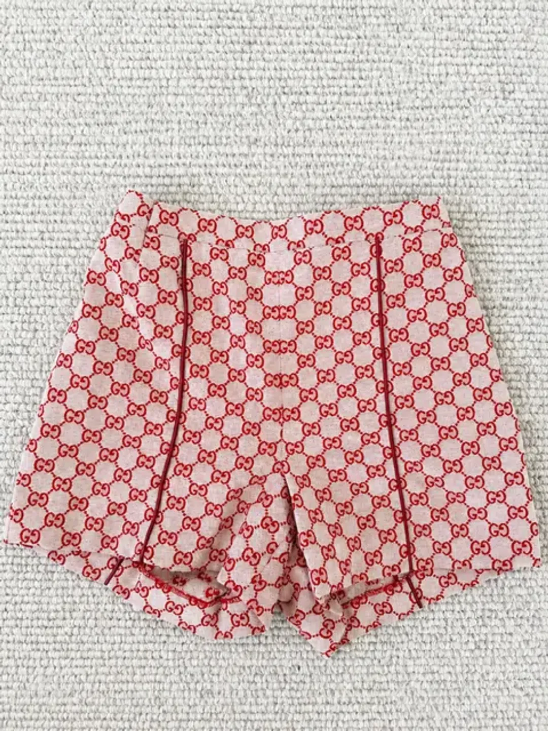 Gucci horsebait GG print high waist shorts- size 6 (XS) for rent on The Volte - main image