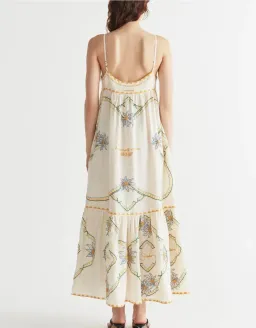 ANTIPODEON FLOWER SEEKER SUN DRESS IN SNOW DROP SIZE 8 for rent on The Volte - image 6
