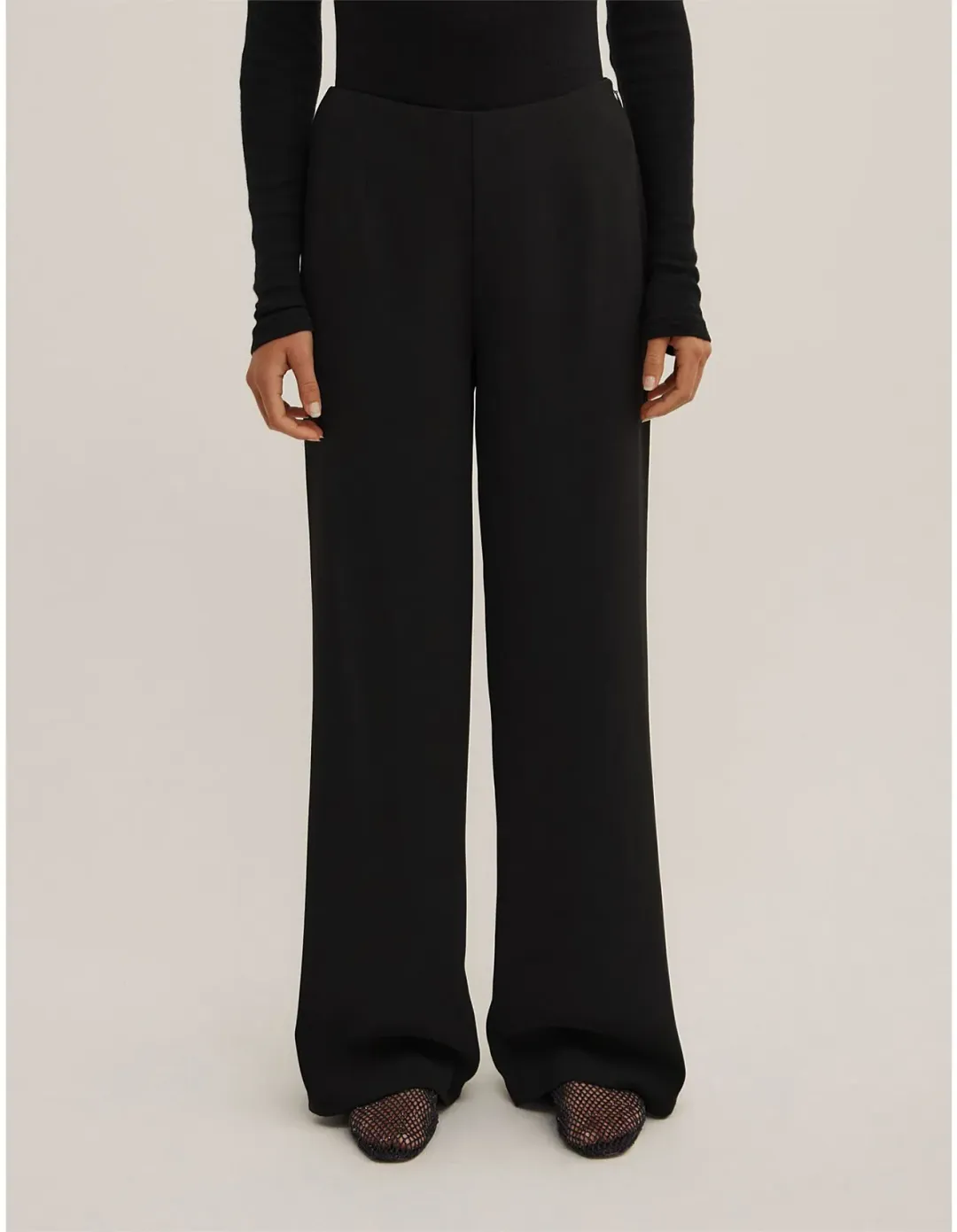 Witchery Crepe Pants Size 18 AU Black for rent on The Volte - main image