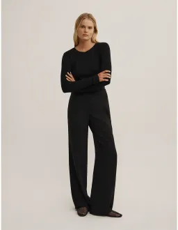Witchery Crepe Pants Size 18 AU Black for rent on The Volte - image 1