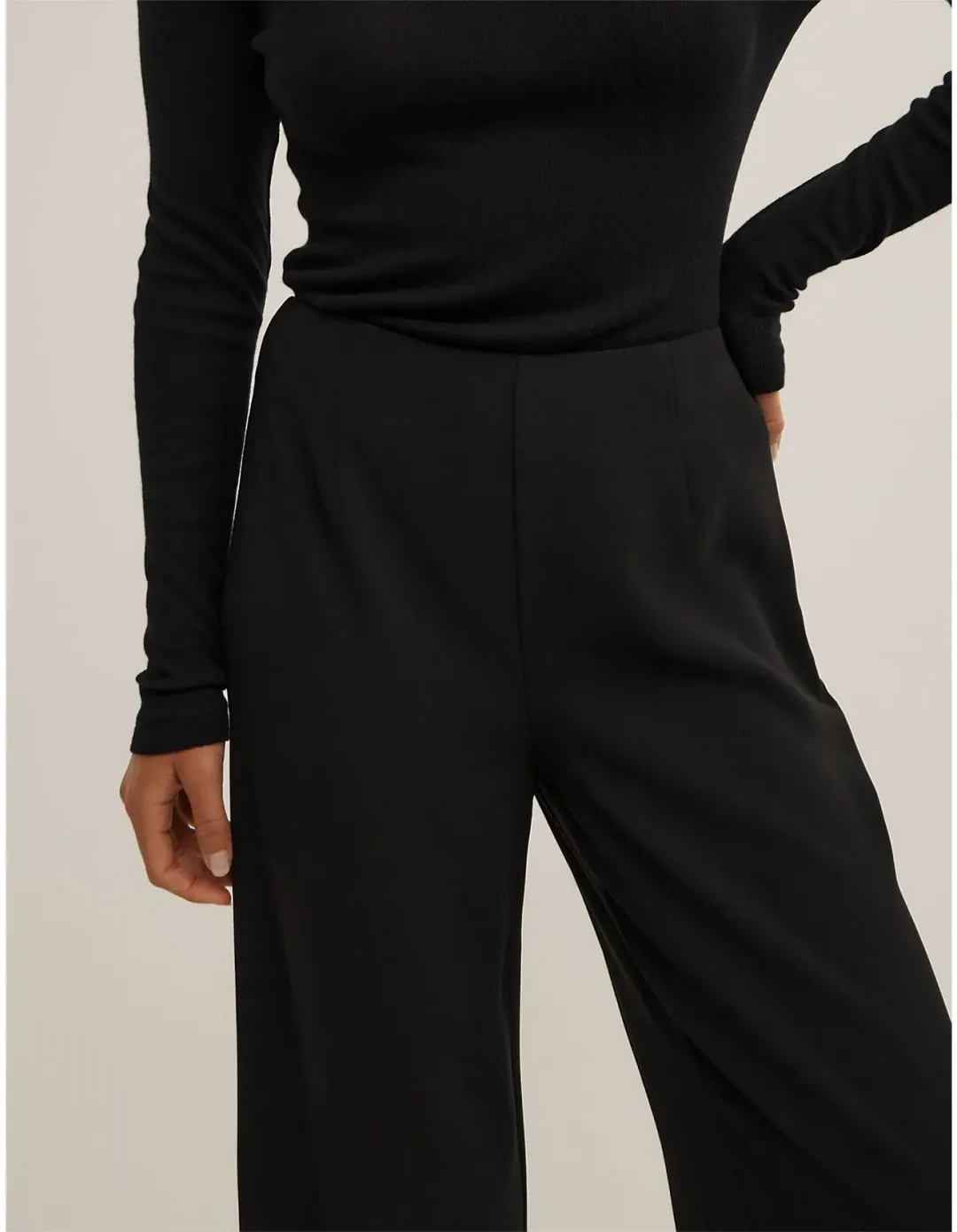 Witchery Crepe Pants Size 18 AU Black for rent on The Volte - main image
