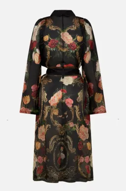 CAMILLA Magic In The Manuscripts Silk Duster | Luxury Resortwear & Event Hire Brisbane for rent on The Volte - image 7