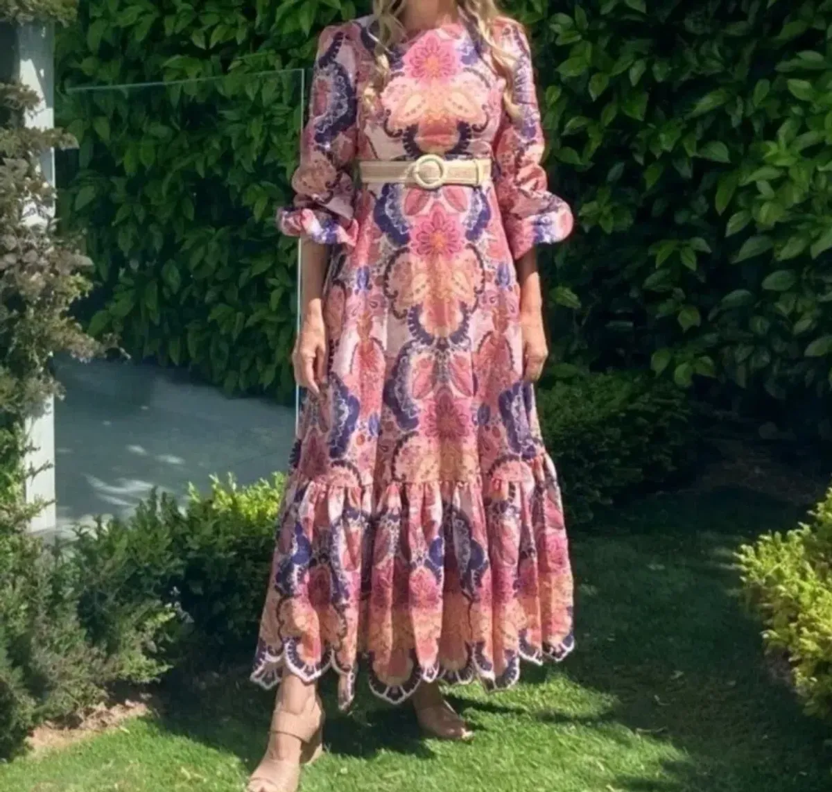Zimmermann Laurel Billow Midi Dress Size 0P AU 6 for rent on The Volte - main image