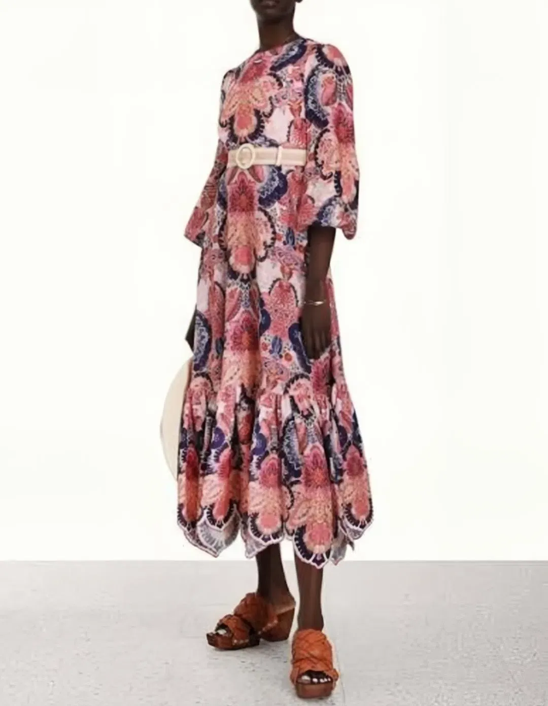 Zimmermann Laurel Billow Midi Dress Size 0P AU 6 for rent on The Volte - main image