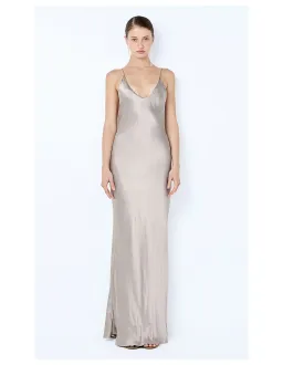 Bec + Bridge Florence Scoop Maxi Dress Size 6 Silver for rent on The Volte - image 1