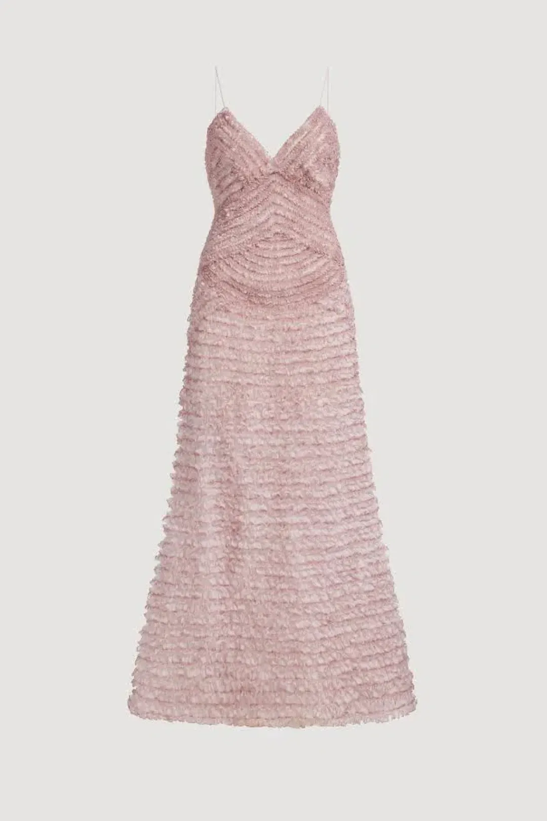 🩷🌸 NEW AJE Amaris Evening Gown – Rosewater Pink – Size 8 Formal Evening Maxi Dress🌸🩷 for rent on The Volte - main image