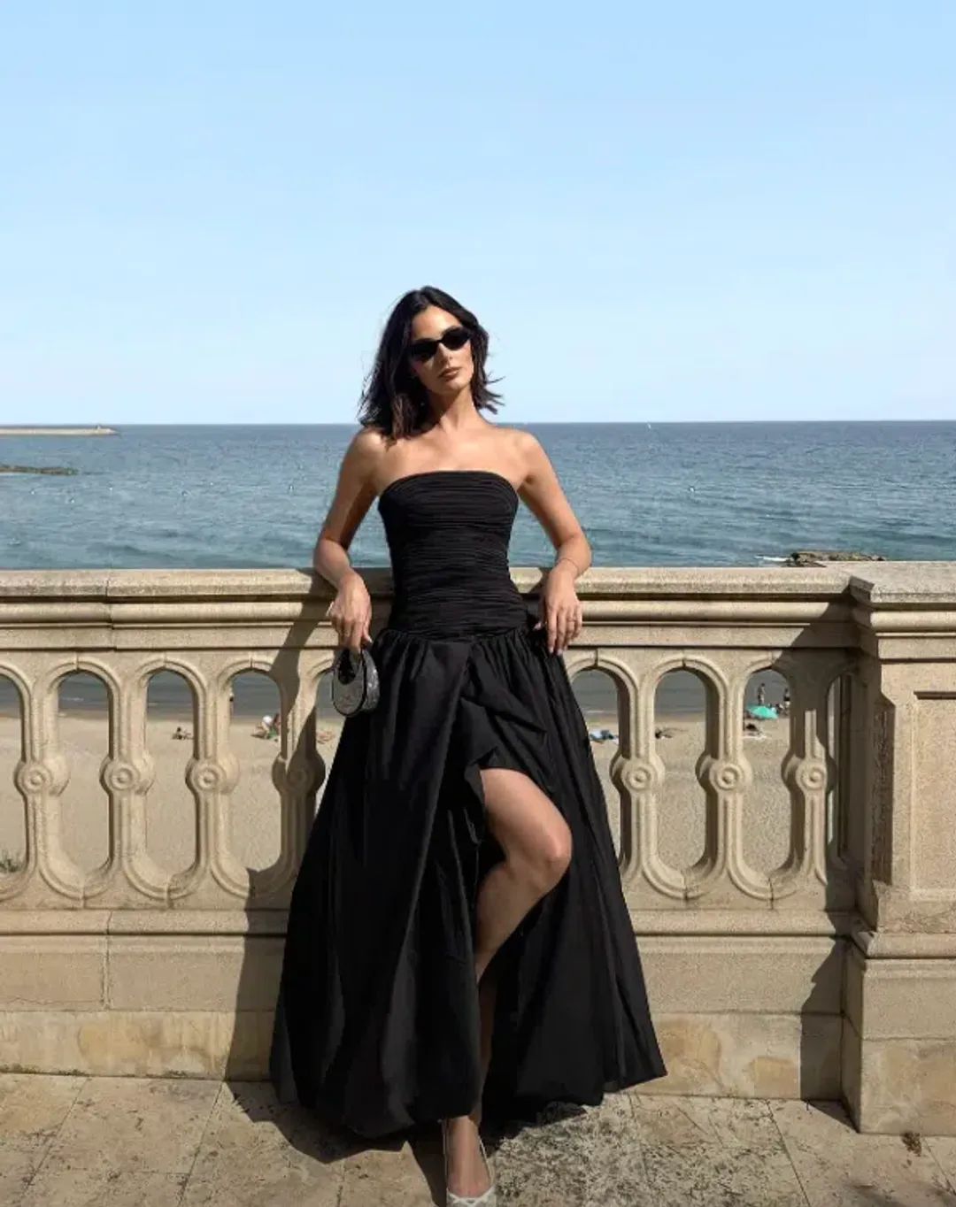 Aje Violette Bubble Hem Maxi Dress sz 10 for rent on The Volte - main image