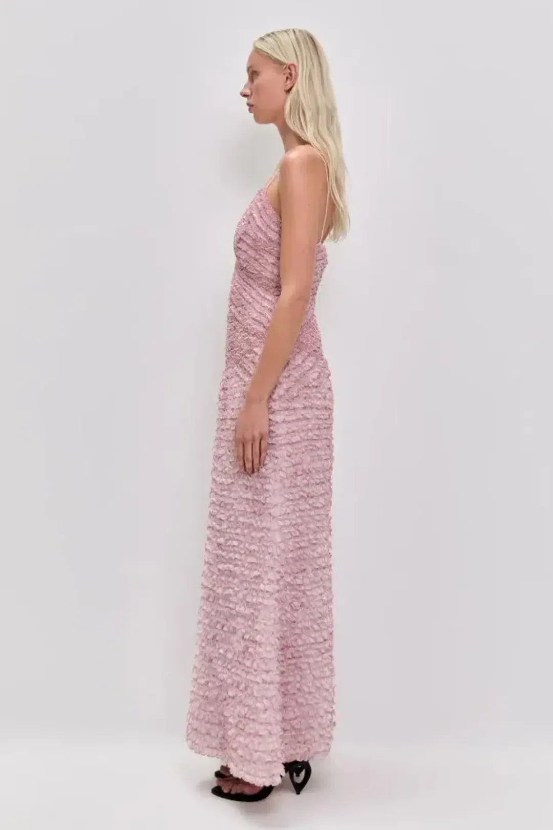 🩷🌸 NEW AJE Amaris Evening Gown – Rosewater Pink – Size 12 Formal Evening Maxi Dress🌸🩷 for rent on The Volte - main image