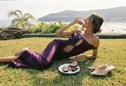 Ance Gria Passable Dress Purple/Plum size XS/6 for rent on The Volte - image 2