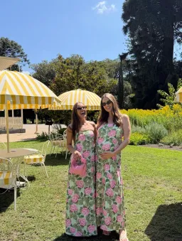 Alessia Dress | Pink Jardin - Size 8 for rent on The Volte - image 3