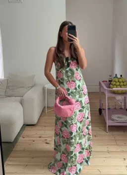 Alessia Dress | Pink Jardin - Size 8 for rent on The Volte - image 1
