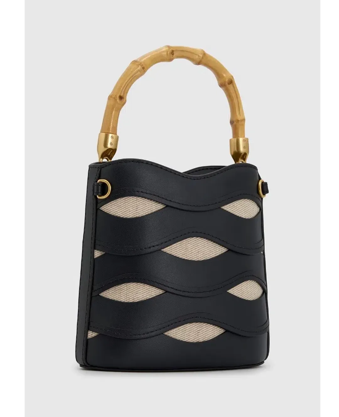Oroton Leigh Ric Rac Bucket Bag for rent on The Volte - main image