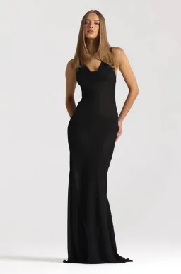 NATALIE ROLT ANITA DRESS BLACK SIZE 8 for rent on The Volte - image 1