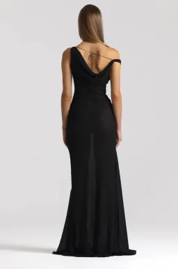 NATALIE ROLT ANITA DRESS BLACK SIZE 8 for rent on The Volte - image 2