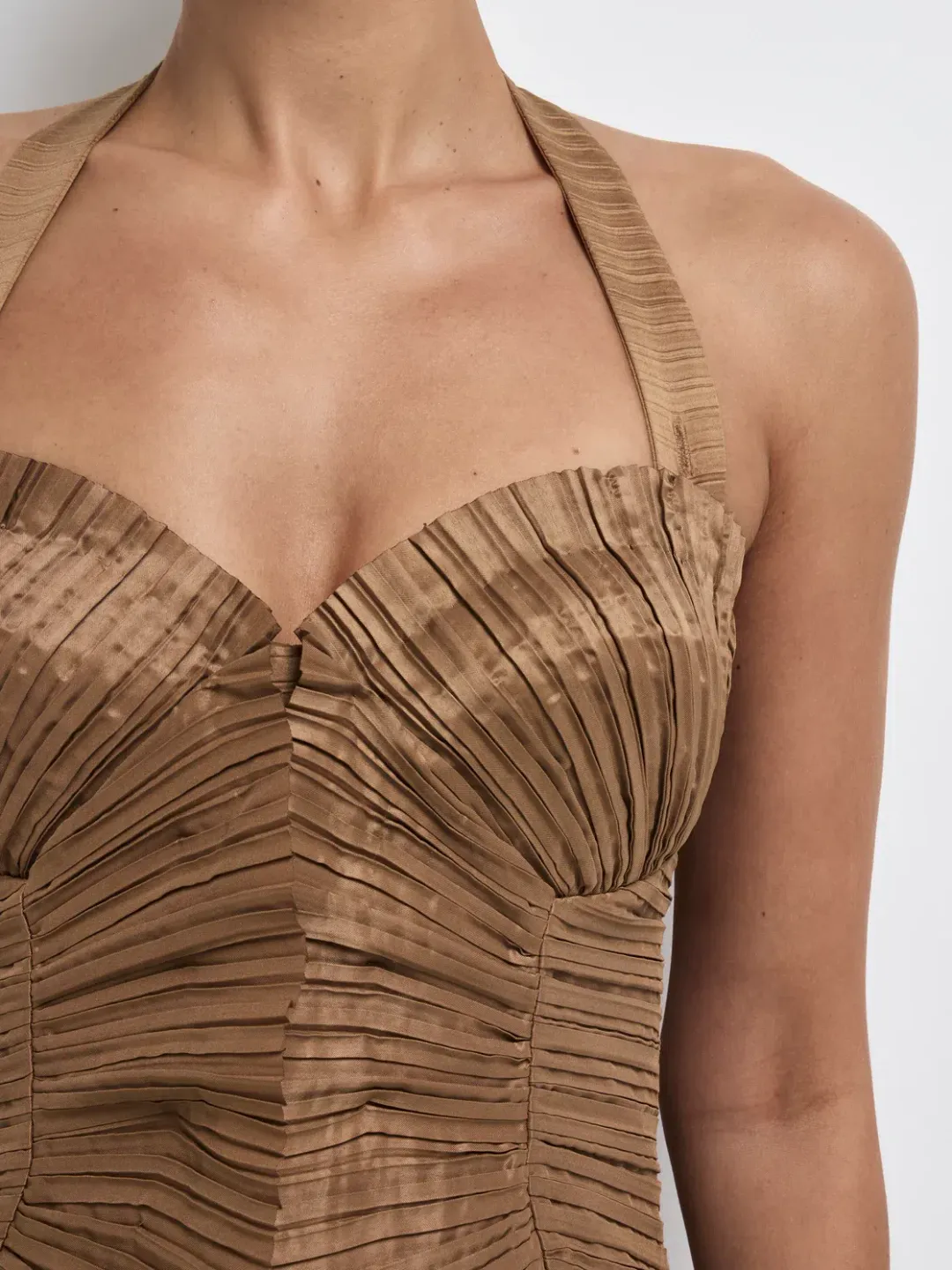 Soraya Pleated Mini Dress for rent on The Volte - main image