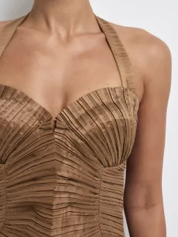 Soraya Pleated Mini Dress for rent on The Volte - image 4