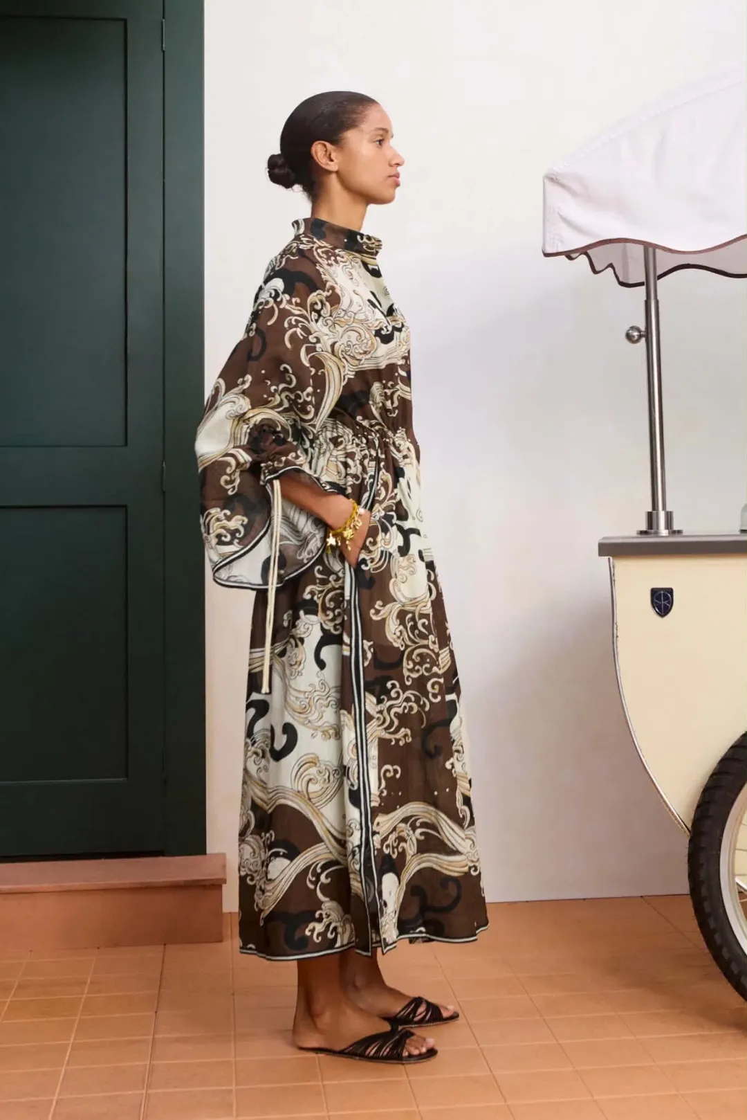 ALEMAIS OTIS SHIRTDRESS SIZE 10 for rent on The Volte - main image