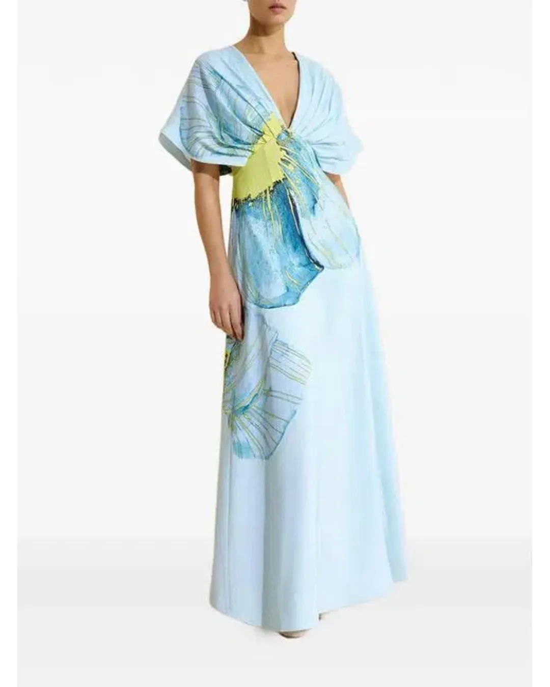 ACLER GLAMORGAN MAXI DRESS BLUE SIZE 12 for rent on The Volte - main image