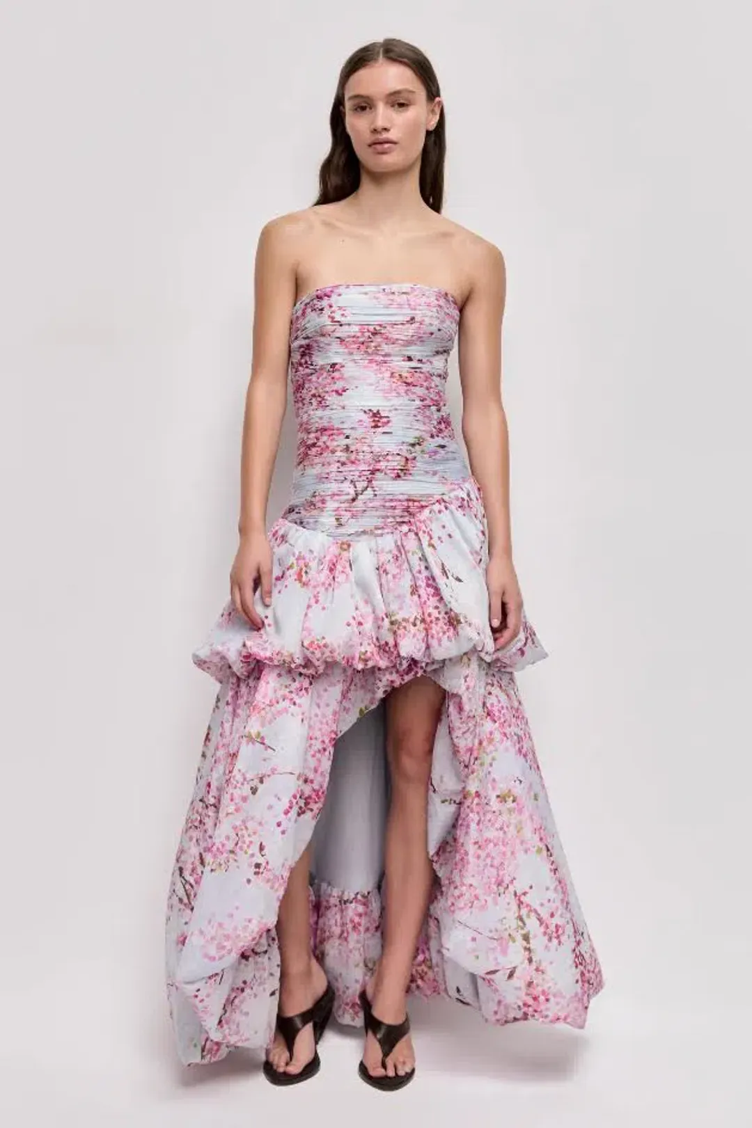 🍒 NEW AJE Ambrose Gown – Cherry Blossom – Size 12 Floral Formal Evening Gown 🍒 for rent on The Volte - main image