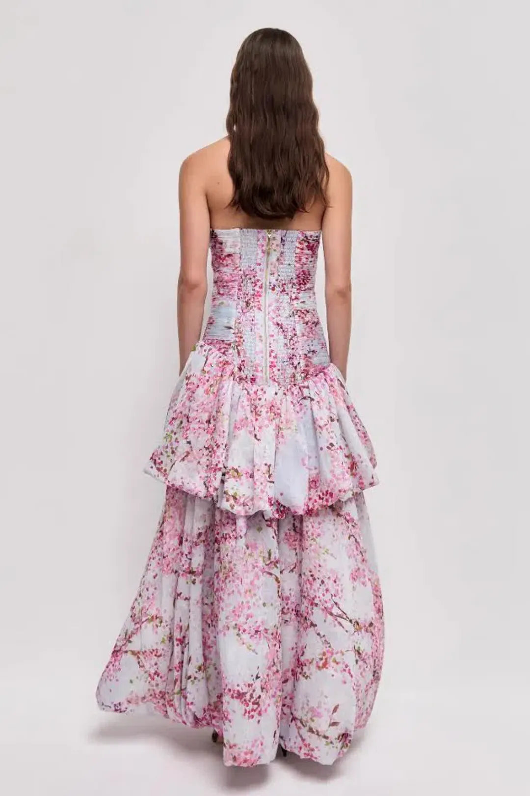 🍒 NEW AJE Ambrose Gown – Cherry Blossom – Size 12 Floral Formal Evening Gown 🍒 for rent on The Volte - main image