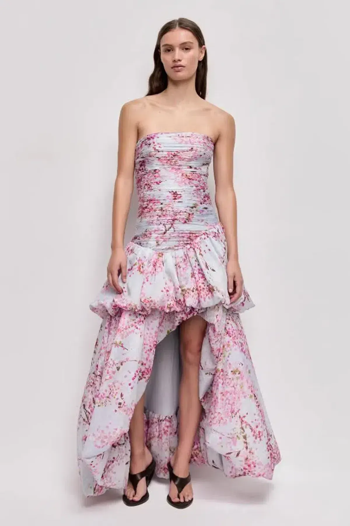 🍒 NEW AJE Ambrose Gown – Cherry Blossom – Size 14 Floral Formal Evening Gown 🍒 for rent on The Volte - main image