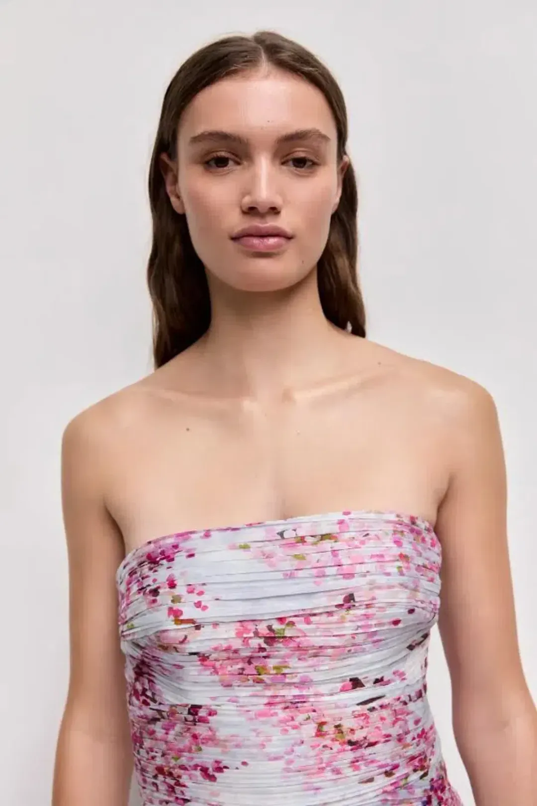 🍒 NEW AJE Ambrose Gown – Cherry Blossom – Size 14 Floral Formal Evening Gown 🍒 for rent on The Volte - main image
