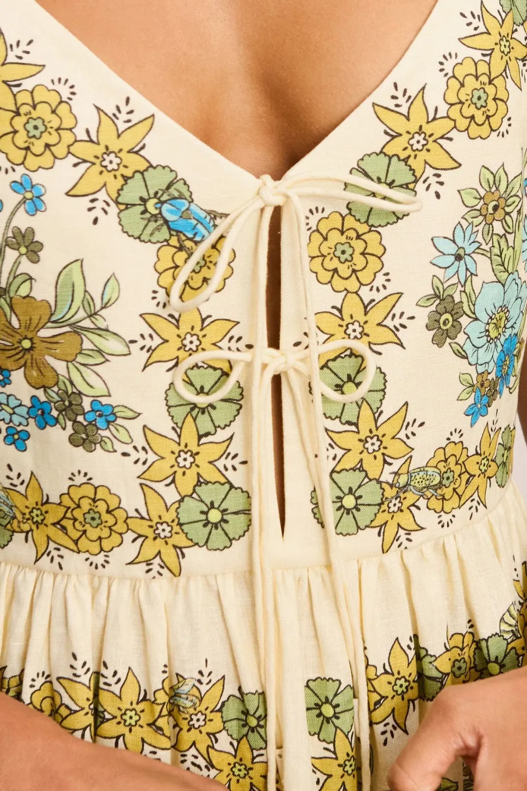 ALEMAIS SOPHIA MIDI DRESS SIZE 12 for rent on The Volte - main image