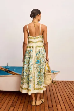 ALEMAIS SOPHIA MIDI DRESS SIZE 12 for rent on The Volte - image 3