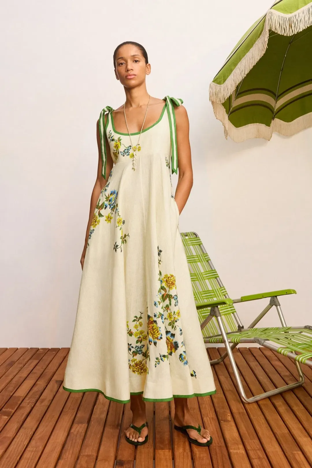ALEMAIS PHYLLIS BALLET SUNDRESS SIZE 14 for rent on The Volte - main image