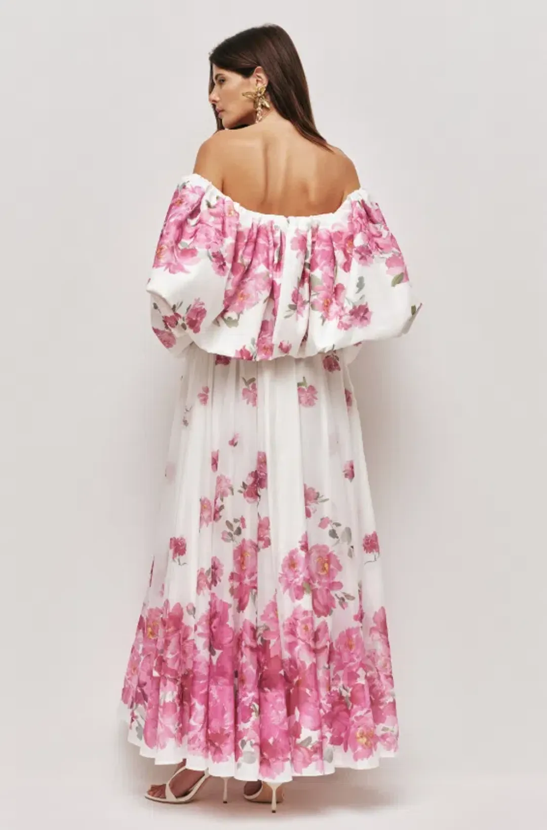 Aje Jardin Gown Rosa Bold Light Size 10 AU for rent on The Volte - main image