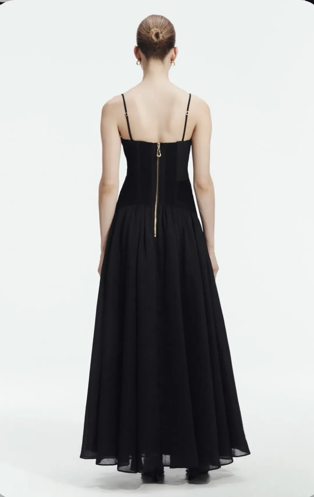AJE - Contour Gown in Black Size 8 for rent on The Volte - main image