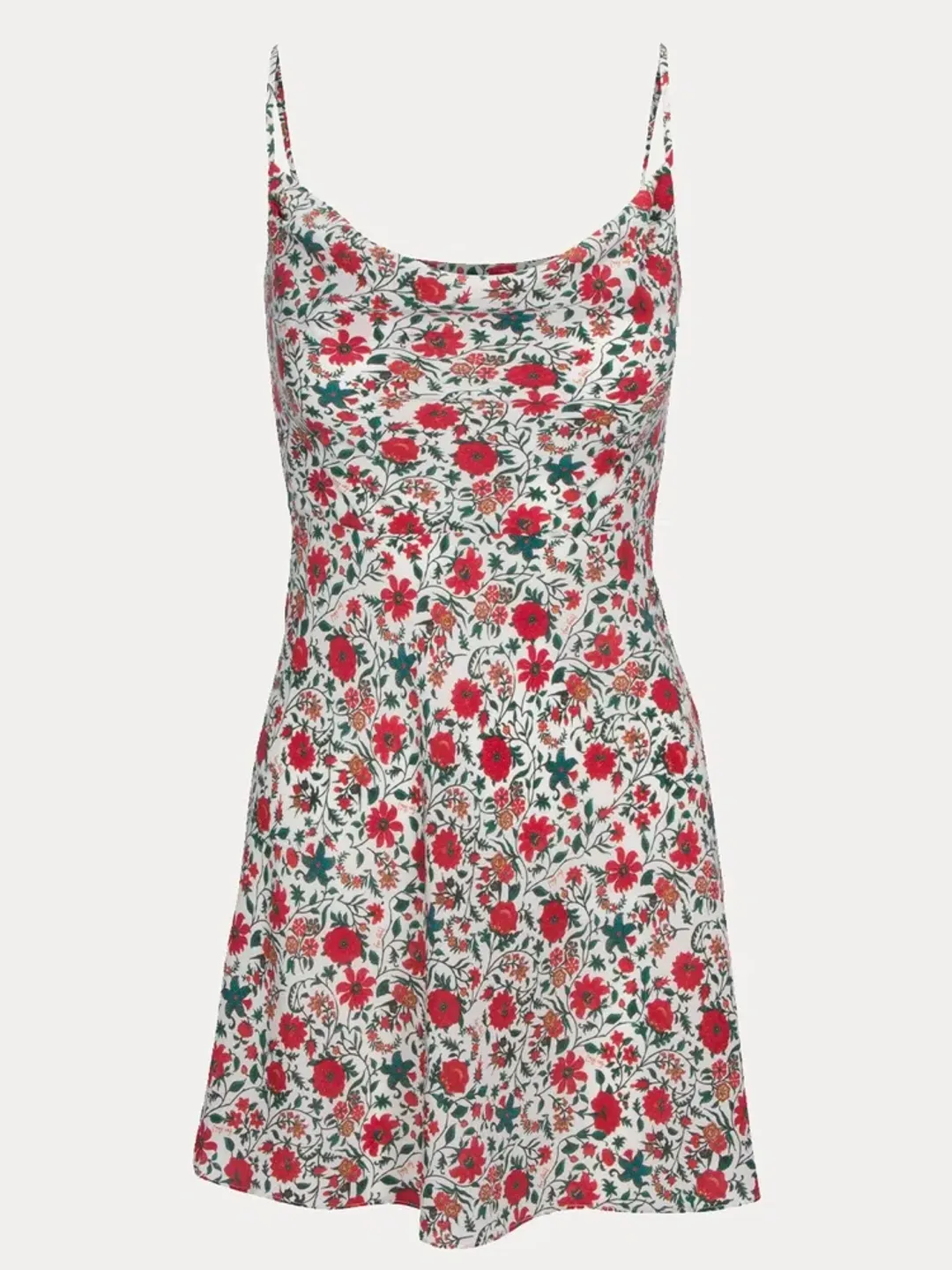 Realisation Par The Montague Mini Dress White Batik Floral Size XXS / AU 4 for rent on The Volte - main image