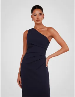 Pilgrim Dessie One Shoulder Maxi Navy Size 14 AU for rent on The Volte - image 4