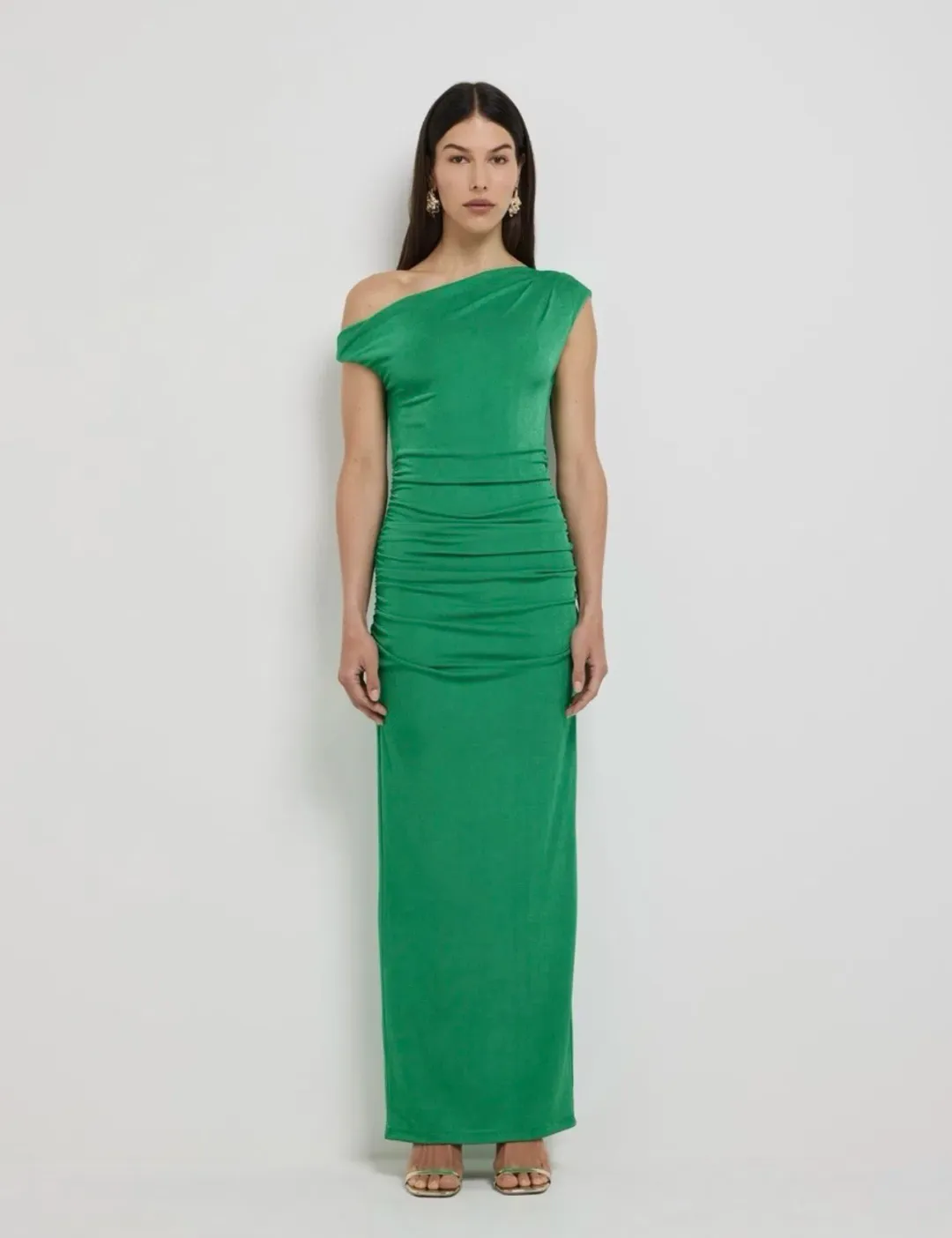 Sheike - Demi maxi dress green size 6 for rent on The Volte - main image