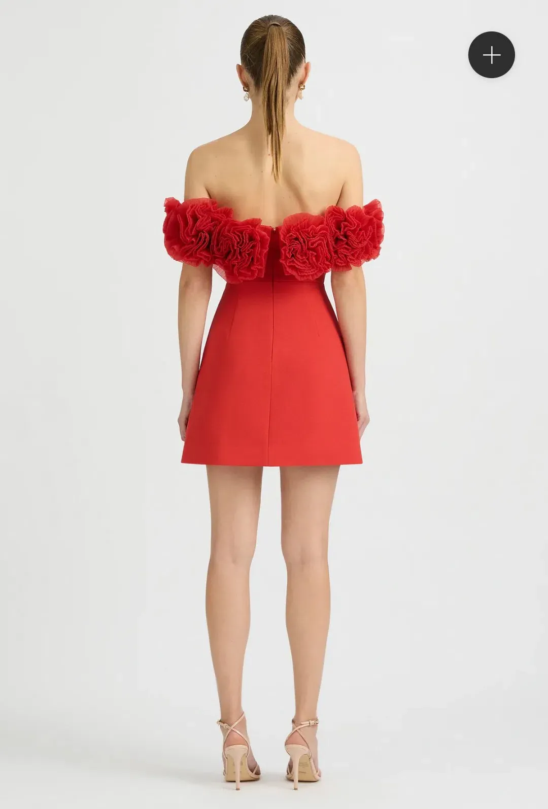 NAHLA MINI DRESS SORRENTO RED Size 12 for rent on The Volte - main image