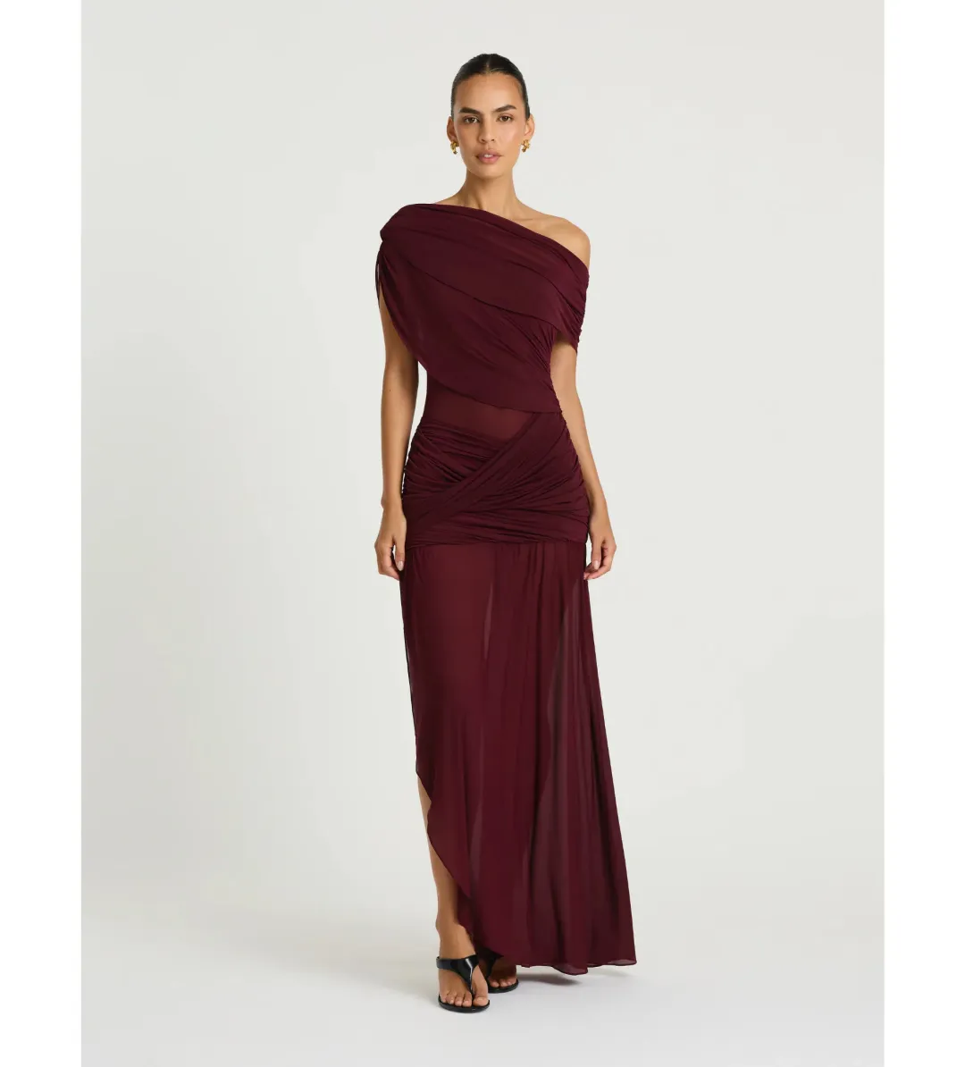 Benni Otto Maxi Dress Plum Size 12 for rent on The Volte - main image