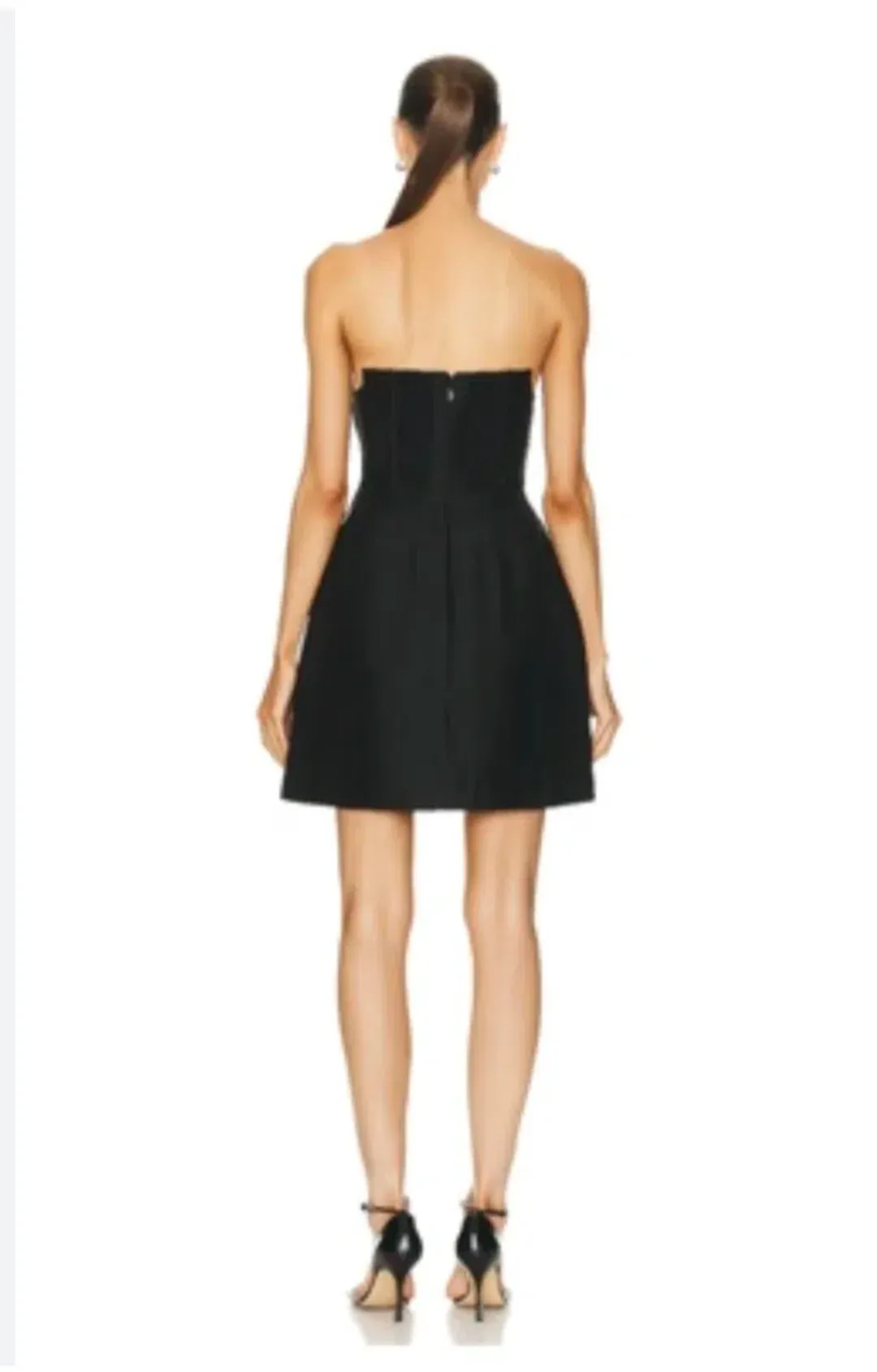 Aje Barat Black Strapless dress size 10 for rent on The Volte - main image