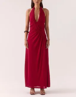 SOVERE STUDIO - Maxi Dress Raspberry Size 6 for rent on The Volte - image 1