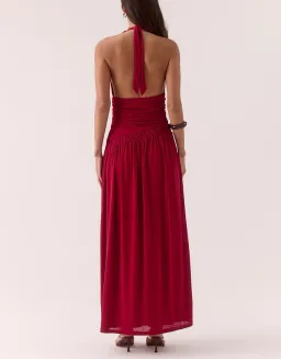 SOVERE STUDIO - Maxi Dress Raspberry Size 6 for rent on The Volte - image 2
