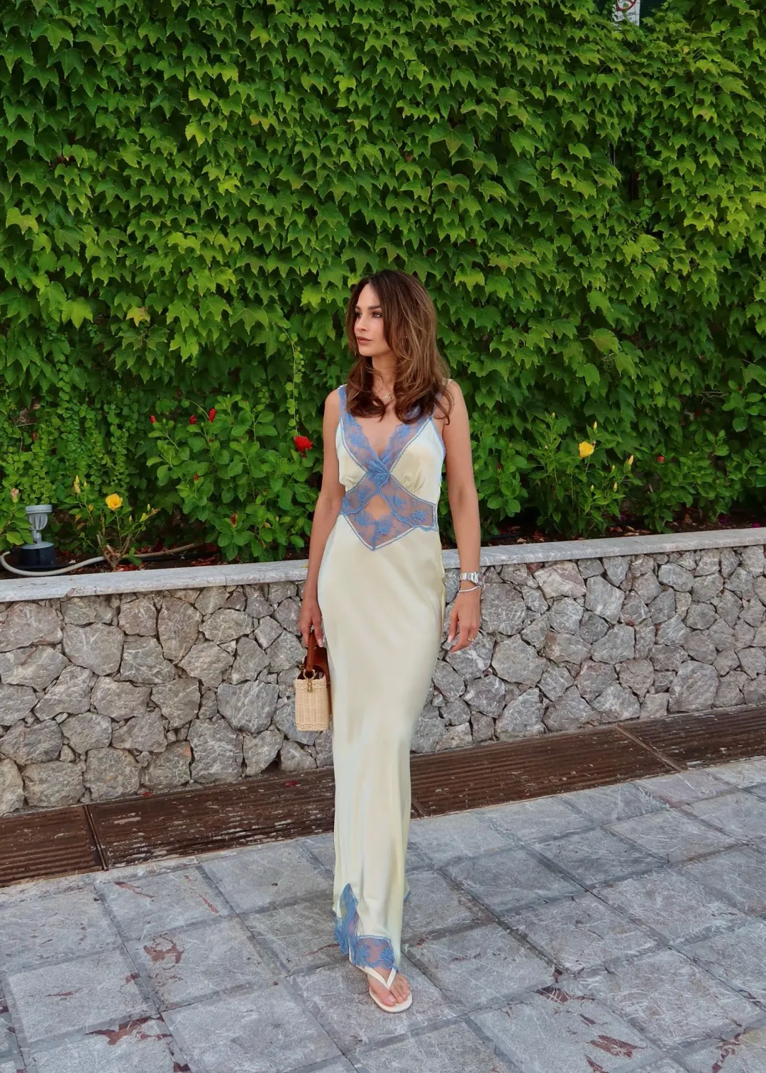 Sir the Label Aries Cut Out Maxi Gown Butter Size 0 for rent on The Volte - main image