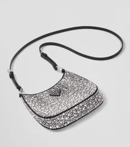 Prada Cleo Satin Bag with Rhinestones for rent on The Volte - image 2