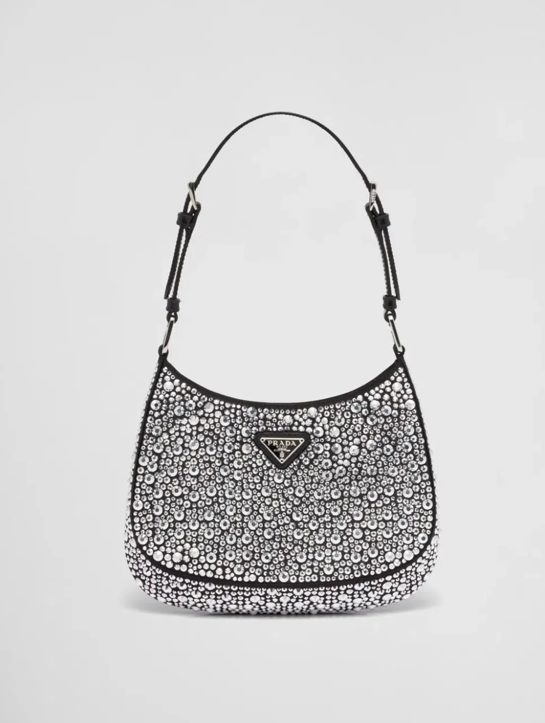 Prada Cleo Satin Bag with Rhinestones for rent on The Volte - main image